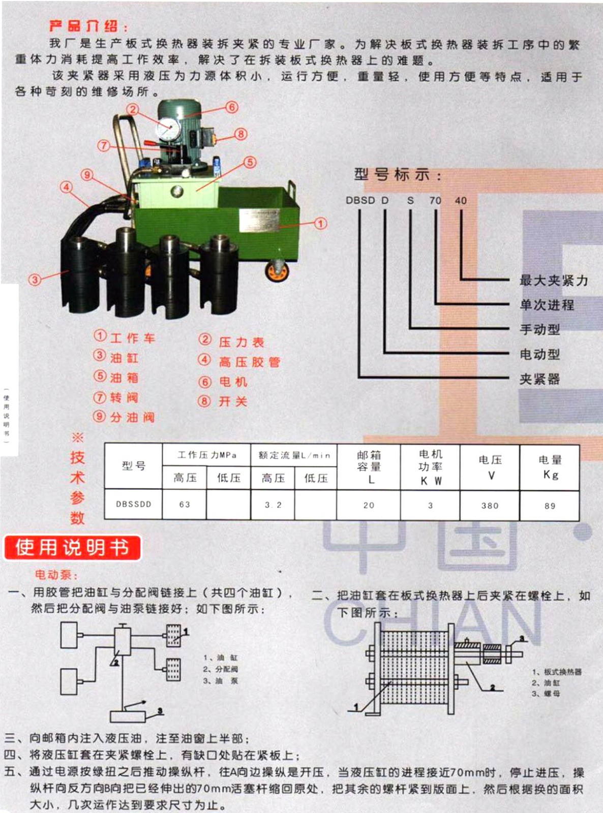 使用說明書